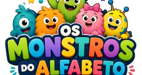 Logótipo Os Monstros do Alfabeto